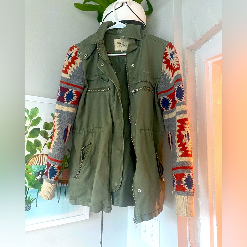 Thread and supply army southwest jacket